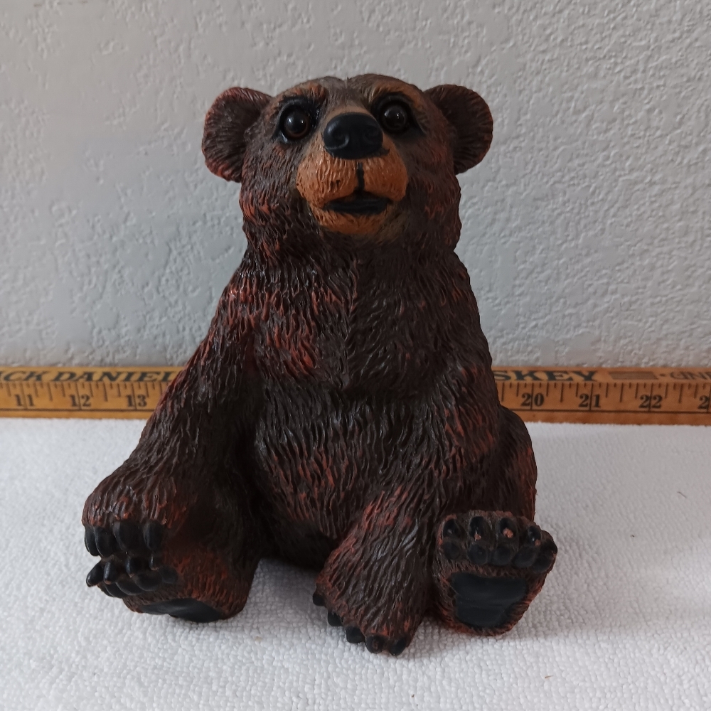 Adorable Brown Bear Figurine